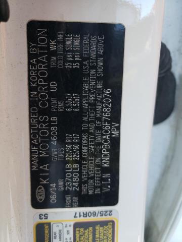 KNDPBCAC6F7682076 KIA Sportage Lx