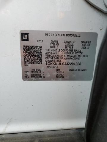 1GKKNULS3JZ201388 GMC Acadia Slt-1