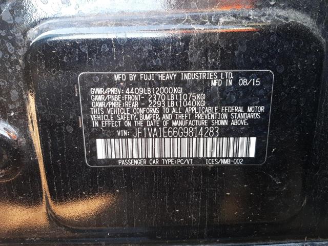 JF1VA1E66G9814283 Subaru Wrx Premium