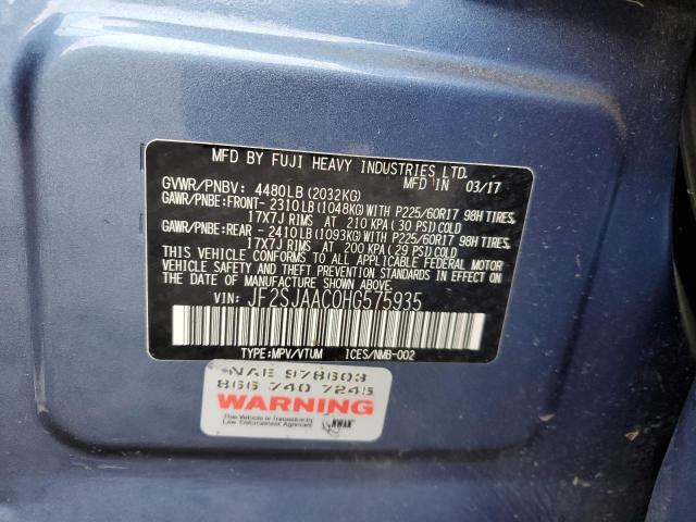 JF2SJAAC0HG575935 Subaru Forester 2.5i