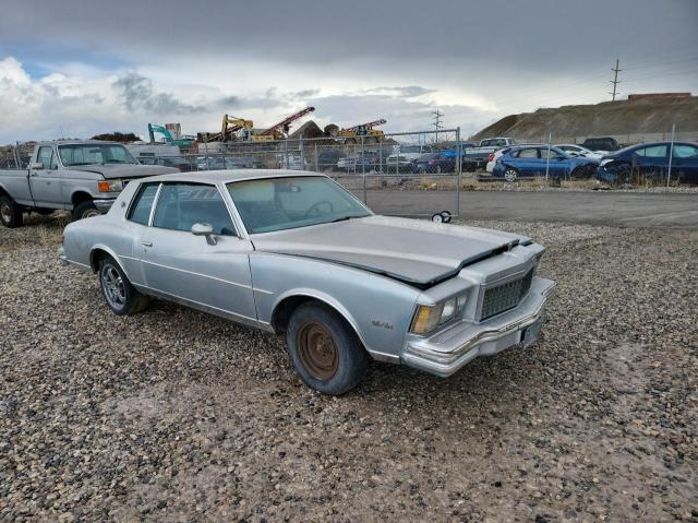 Chevrolet Montecarlo salvage cars for sale: 1979 Chevrolet Montecarlo
