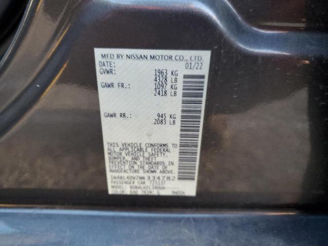 1N4BL4DV7NN334782 Nissan ALTIMA SV