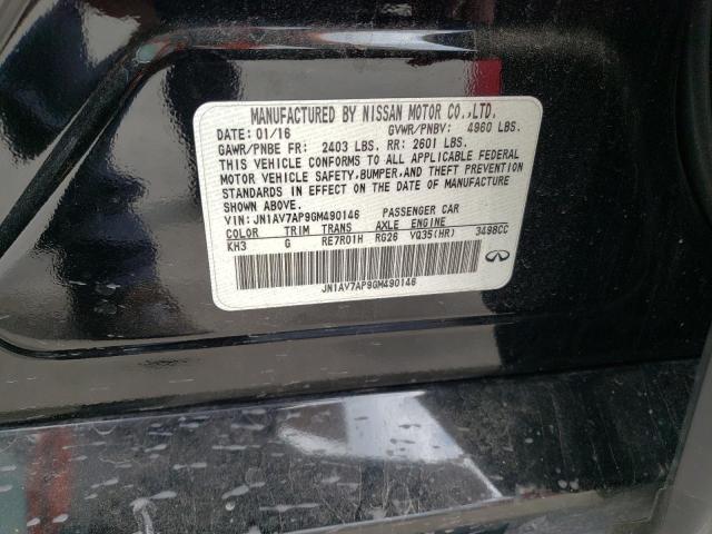 2016 INFINITI Q50 HYBRID - JN1AV7AP9GM490146