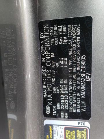 KNDJN2A28F7169605 KIA SOUL