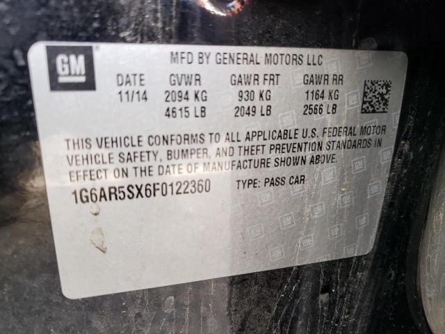 1G6AR5SX6F0122360 Cadillac Cts Luxury Collection