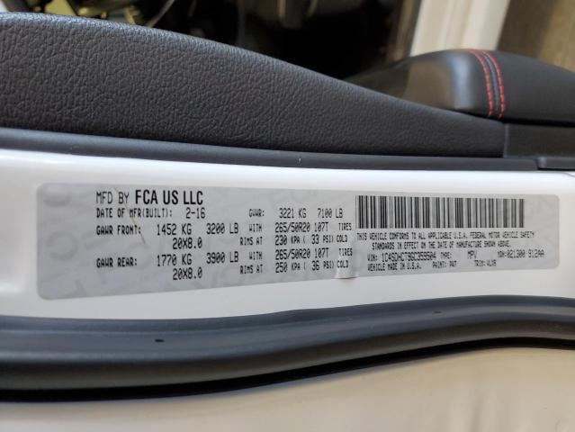 2016 DODGE DURANGO RT - 1C4SDHCT9GC359504