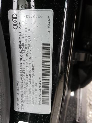 2016 AUDI S6 PREMIUM - WAUF2AFC7GN146921