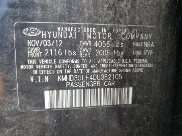 VIN KMHD35LE4DU062105 2013 HYUNDAI ELANTRA no.13