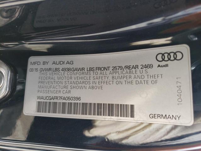2015 AUDI S5 PREMIUM - WAUCGAFR7FA050396