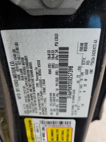 3FA6P0K92ER257398 Ford Fusion Titanium