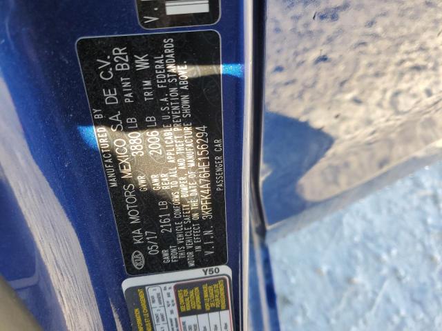 2017 KIA FORTE LX - 3KPFK4A76HE156294