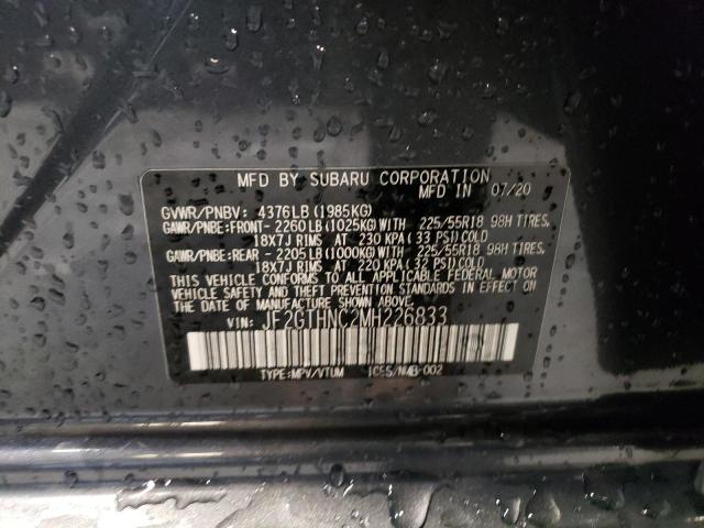 JF2GTHNC2MH226833 Subaru Crosstrek Limited