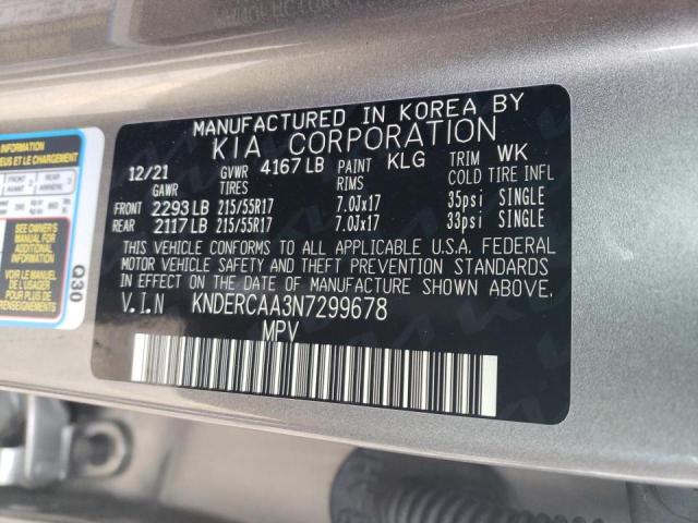 KNDERCAA3N7299678 KIA SELTOS EX