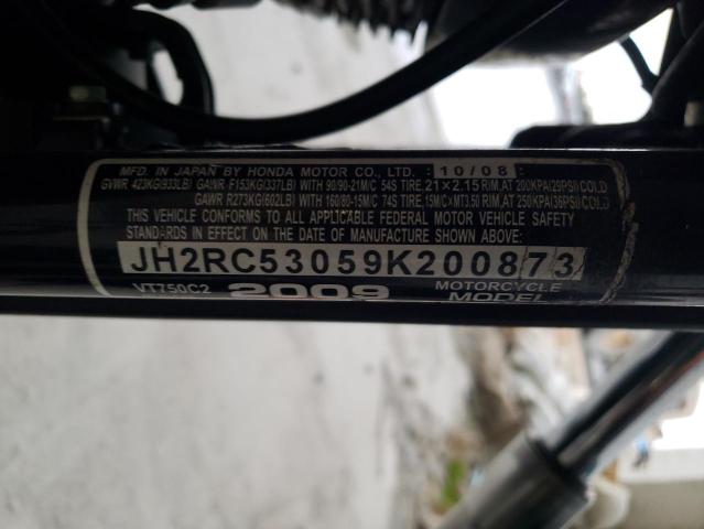 2009 HONDA VT750 C2 - JH2RC53059K200873