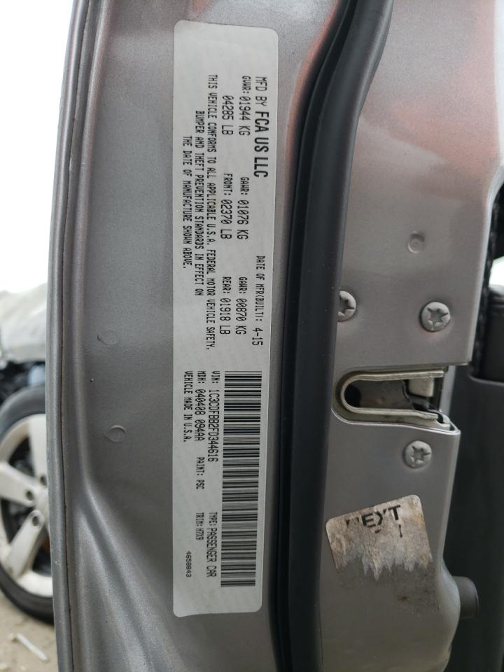 1C3CDFBB2FD344616 2015 Dodge Dart Sxt