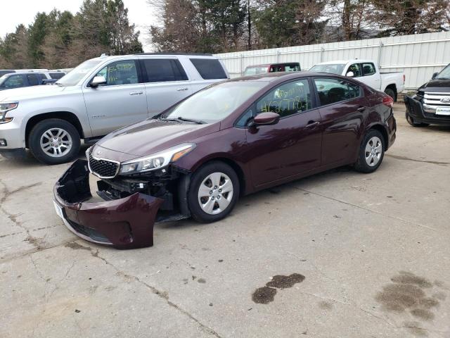 Salvage cars for sale from Copart Eldridge, IA: 2017 KIA Forte LX