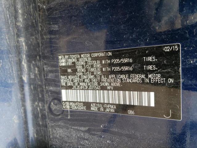 2015 TOYOTA SCION XB - JTLZE4FE3FJ071543