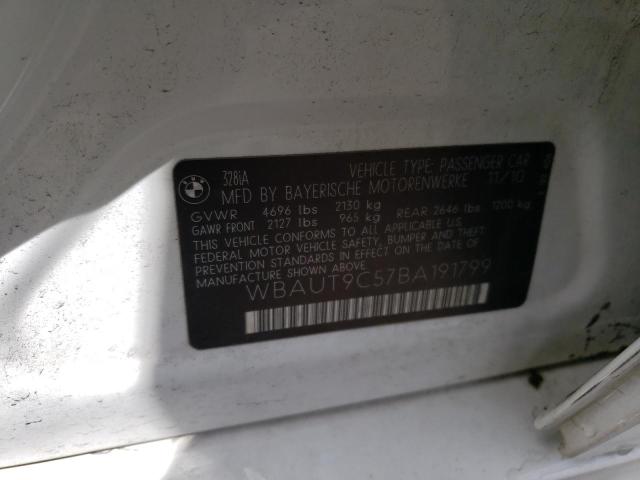 WBAUT9C57BA191799 BMW 328 I