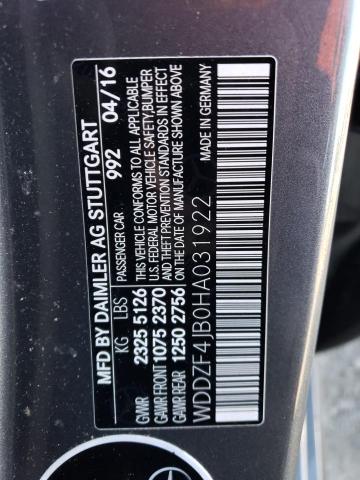 WDDZF4JB0HA031922 Mercedes-Benz E 300