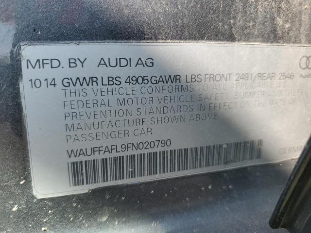 2015 AUDI A4 PREMIUM - WAUFFAFL9FN020790