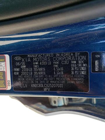KNDCB3LCXJ5207031 KIA NIRO FE