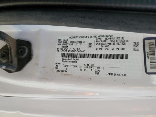 2017 FORD ECONOLINE 1FDEE3FS7HDC07440