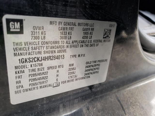2017 GMC YUKON 1GKS2CKJ4HR284013