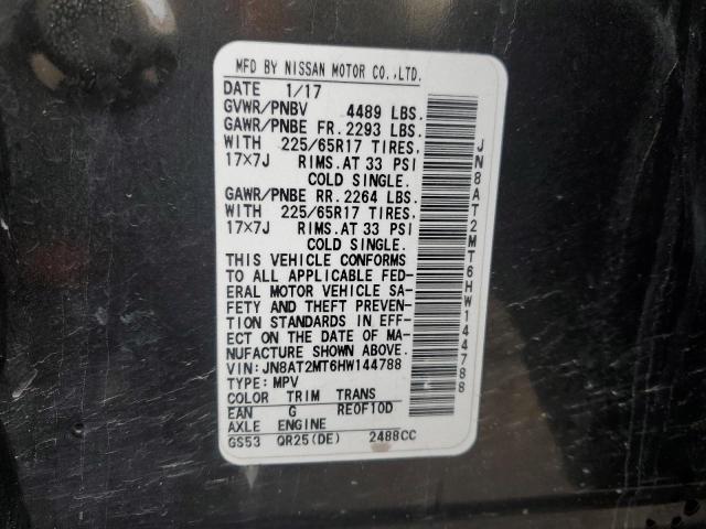 JN8AT2MT6HW144788 Nissan ROGUE S