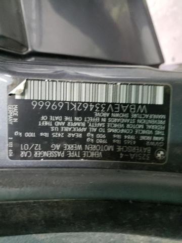 WBAEV33462KL69666 BMW 325 I