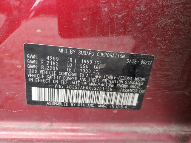 4S3GTAB6XJ3701156 Subaru Impreza Premium