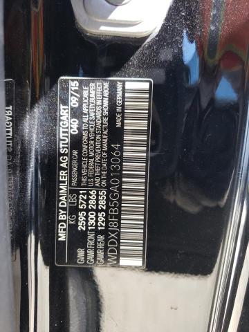 WDDXJ8FB5GA013064 Mercedes-Benz S 550