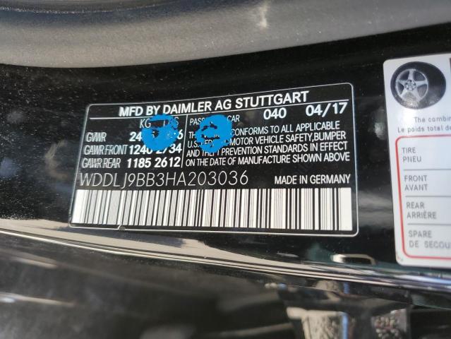 WDDLJ9BB3HA203036 Mercedes-Benz Cls 550 4matic