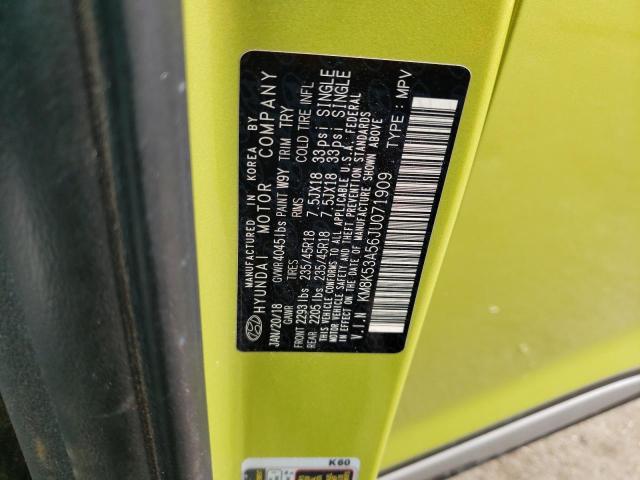 2018 HYUNDAI KONA ULTIM - KM8K53A56JU071909
