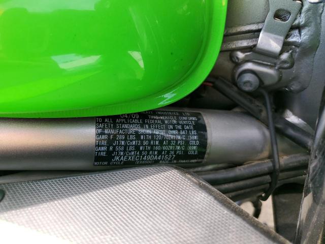 2009 KAWASAKI EX650 C - JKAEXEC149DA41527