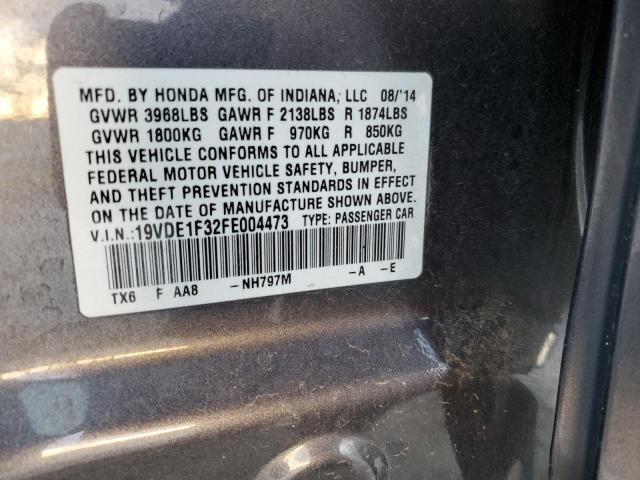 2015 ACURA ILX 20 - 19VDE1F32FE004473