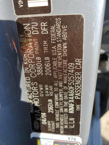 2015 KIA FORTE LX - KNAFX4A60F5257409
