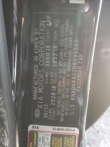 KNADN4A32D6131580 KIA RIO EX