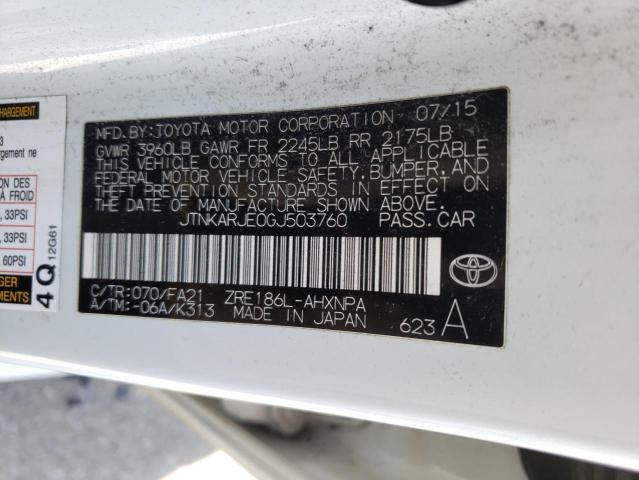 2016 TOYOTA SCION IM - JTNKARJE0GJ503760