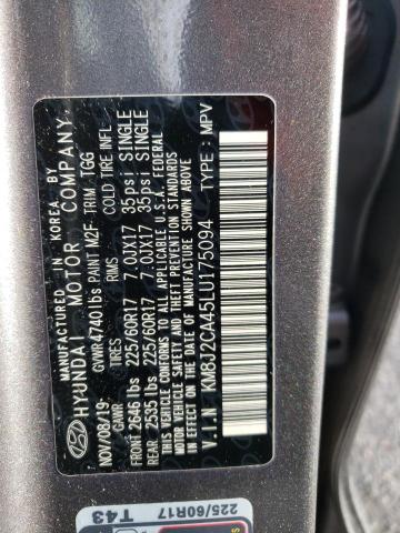 KM8J2CA45LU175094 Hyundai TUCSON SE