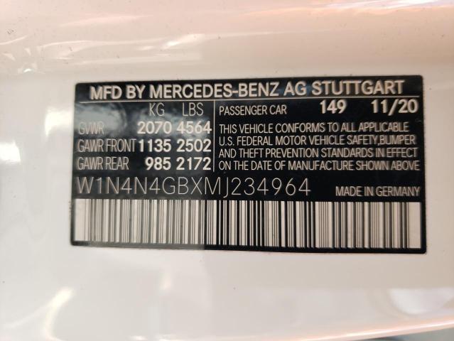 2021 MERCEDES-BENZ GLA 250 - W1N4N4GBXMJ234964