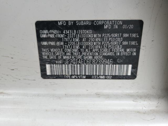 JF2GTAEC6L8239946 Subaru Crosstrek Premium