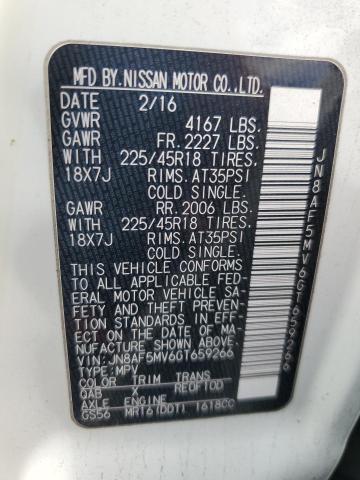 2016 NISSAN JUKE S - JN8AF5MV6GT659266