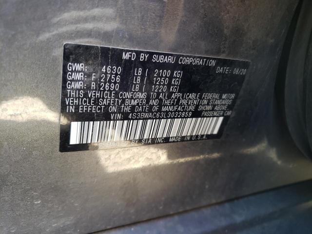 4S3BWAC63L3032859 Subaru Legacy Premium