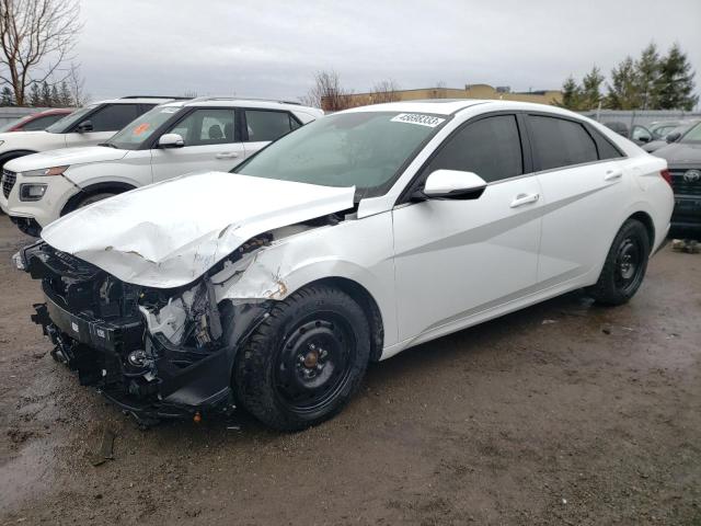 Salvage cars for sale from Copart Ontario Auction, ON: 2022 Hyundai Elantra Limited
