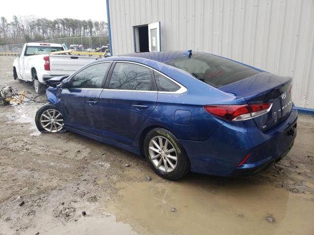 VIN: 5NPE24AFXJH597916 Auction: COPART Lot: 43138653 Location: DC - WASHINGTON DC 5NPE24AFXJH597916 HYUNDAI SONATA 2018 BLUE Photo 2
