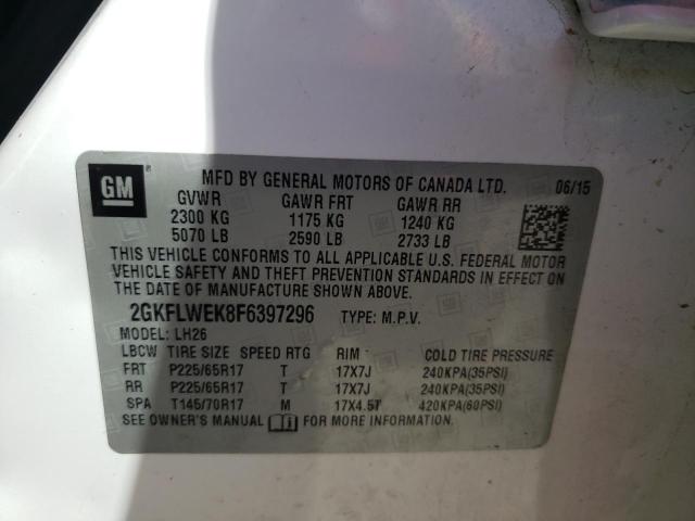 2GKFLWEK8F6397296 GMC Terrain Sle