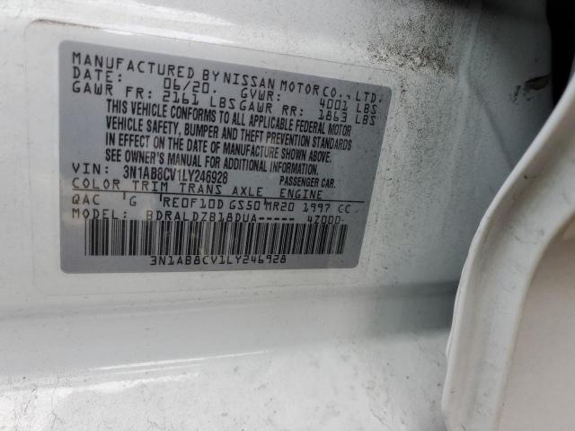 3N1AB8CV1LY246928 Nissan SENTRA SV