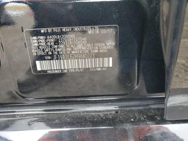 JF1VA1L62H9840223 Subaru Wrx Limited