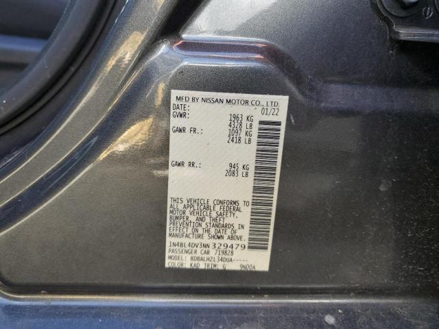 2022 NISSAN ALTIMA SV - 1N4BL4DV3NN329479