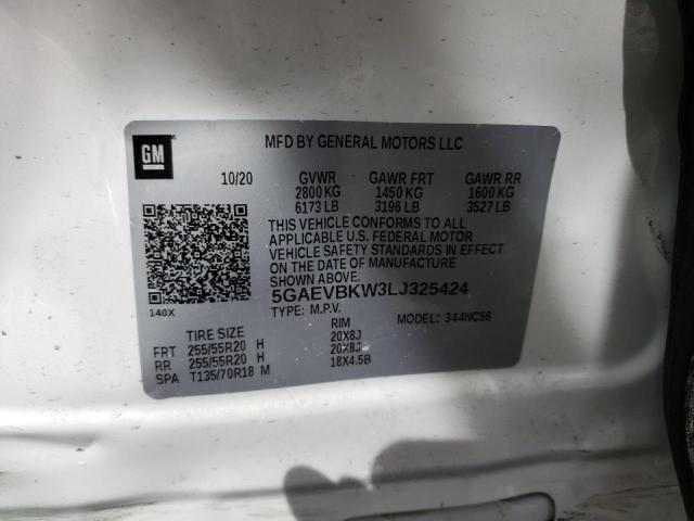 2020 BUICK ENCLAVE PR - 5GAEVBKW3LJ325424